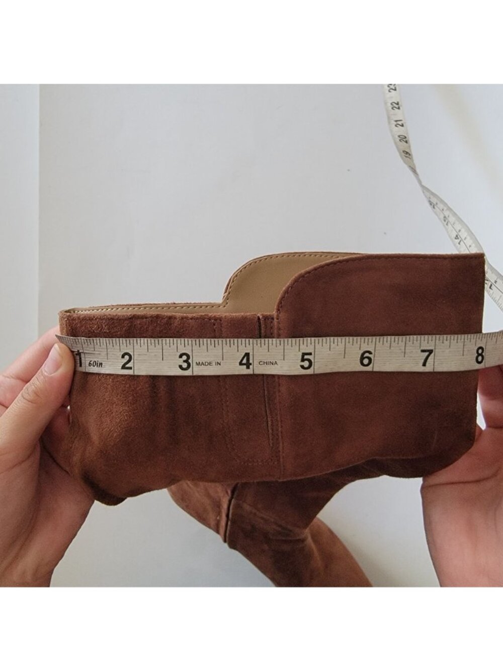 NEW Sam Edelman Taylin Knee High Boots Kitten Heel Minimalist Suede Womens 9 - Picture 5 of 9